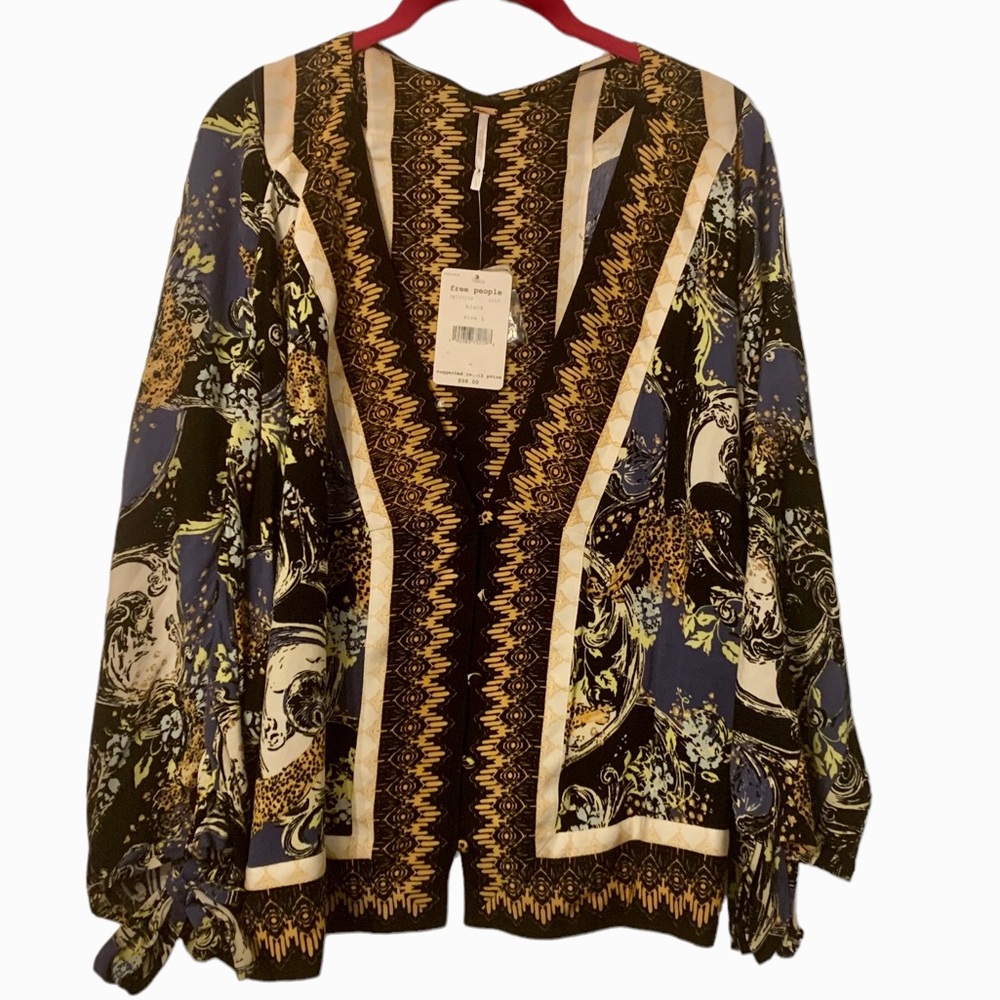 FREE PEOPLE Catch Me Of You Can Top- Size Large